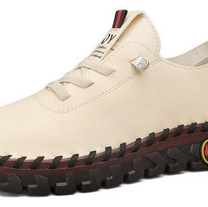 Tênis Ortopédico De Couro Respirável Confortplus