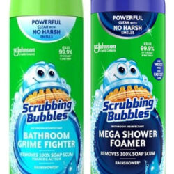 Kit 2 Scrubbing Bubbles Espuma Limpa Box E Banheiro