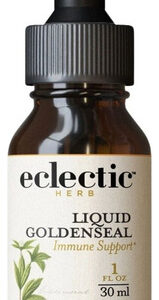 Goldenseal - Líquido De 1 Onça Sem Álcool Da Eclectic Herb