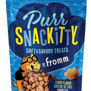 Purr Snackitty Liver Flavor Cat Treats De 3 Onças (caixa Com