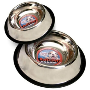 Tigela Tradicional De Aço Inoxidável Sem Ponta Para Cães Lov