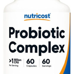 Suplemento Nutricost Complexo Probiótico 1 Bi Cfu 60 Cáps