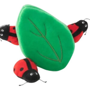 Zippypaws Enterra Joaninhas Em Folha Média, Vermelha/verde D