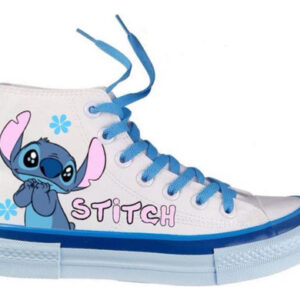 Sapatos De Lona Lilo & Stitch Graffi High Top