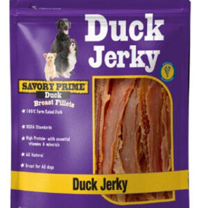 Natural Jerky Treats Duck, 1 Unça/4 Onças (tira) Da Savory P