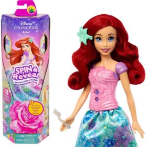 Boneca Da Moda Disney Princess Ariel Com 11 Surpresas