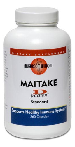 Maitake D-fraction Standard D-fraction, 360 Cap Por Maitake