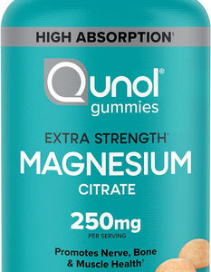 Magnésio De Citrato 250 Mg Extra Forte Qunol 150 Gomas