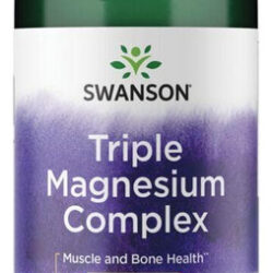 Complexo Triplo De Magnésio 400 Mg 300 Cápsulas Da Swanson V
