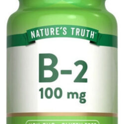 Vitamina B- 2 100 Mg 100 Comprimidos Da Nature's Truth