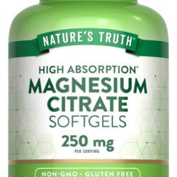 Citrato De Magnésio 250 Mg 60 Unidades Da Nature's Truth