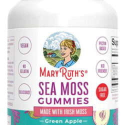 Irish Sea Moss Green Apple 60 Gummies De Maryruth's