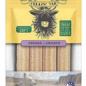 Churro De Frango Para Mastigar 4 Onças Da Yellow Yak