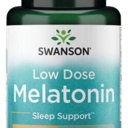 Melatonina 1 Mg 120 Cápsulas Vegetais Da Swanson Vitamins