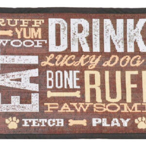 Loving Pets Fashion Mat Dog Day Expressions 1 Cada /brown,