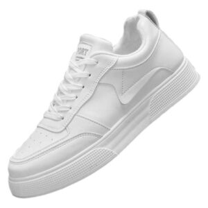 Sapatos Homens Couro Respirável Tamanho Grande Sola Grossa