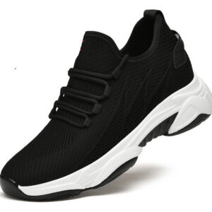 Tênis Masculino Respirável Com Aumento De Altura De 8 Cm