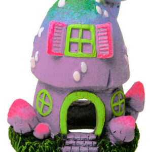 Ambientes Exóticos: Cabana De Cogumelos, Enfeite De Aquário,