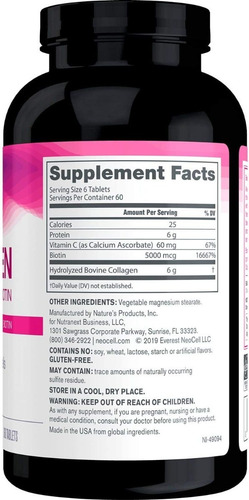 Super Colágeno Neocell+ C Tipo 1 E 3 360 Tablets - Imagem 3