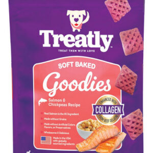 Treatly Soft Baked Goodies, Guloseimas Para Cães, Salmão E G