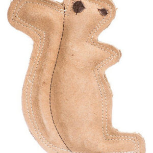 Brinquedo De Couro Dura-fused Squirrel Dog 6,5 Polegadas De