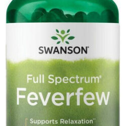 Full Spectrum Feverfew 380 Mg 100 Cápsulas Da Swanson Vitami