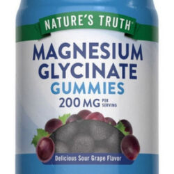 60 Unidades De Glicinato De Magnésio Da Nature's Truth