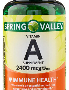 Vitamina A 2400mcg Immune Health Spring Valley 250 Cápsulas