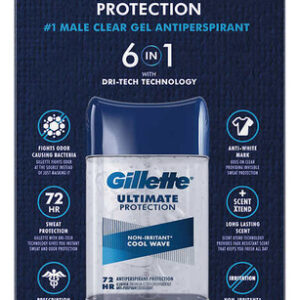 Kit 5 Desodorante Gillette Ultimate Protection 107g