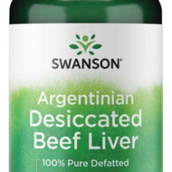 Fígado Bovino Dessecado 100% Puro 500 Mg 120 Cápsulas Da Swa