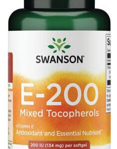 Tocoferóis Mistos E-200 200 Ui (134 Mg) 250 Cápsulas Gelatin
