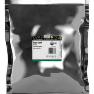 Folha De Sálvia Orgânica Moída De 1 Kg Pela Frontier Coop