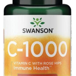 Vitamina C Com Roseira Brava 1000 Mg 30 Cápsulas Da Swanson