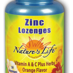 Pastilhas De Zinco 12,5 Mg De Laranja E Hortelã 50 Pastilhas