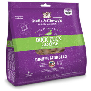 Pedaços De Jantar Liofilizados De Pato Cru E Ganso, Comida P