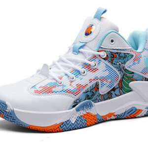 Tênis De Basquete High Cano, Leves E Respiráveis, De Malha