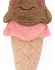 Sorvete Médio Zippypaws Nomnomz, Marrom/rosa Da Zippyclaws