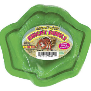 Zoo Med Hermit Crab Bright Bowl, Verde Neon, 1 De Cada, Da Z