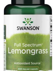 Capim-limão Full Spectrum 400 Mg 60 Cápsulas Da Swanson Vita