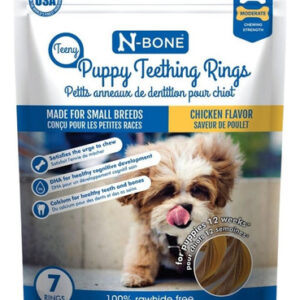 Anéis De Dentição N-bone Teeny Puppy Chicken Flavor 7 Unidad