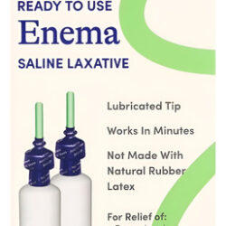 Laxante Salino De Enema Pronto Para Usar, De 4,5 Onças, Da F