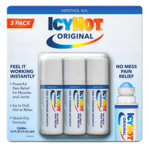 Icyhot Original Pain Relief Roll On Kit 3