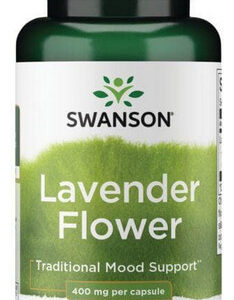Flor De Lavanda 400 Mg 60 Cápsulas Da Swanson Vitamins