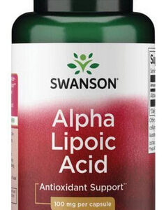 Ácido Alfa Lipóico 300 Mg 120 Cápsulas Da Swanson Vitamins