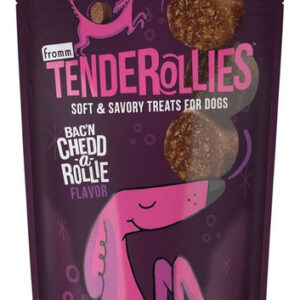 Tenderollies Bacon Chedd A Rollie Dog Treats 8 Onças (caixa