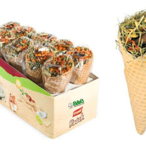 Vitapol Waffle Cone Small Animal Treat Display, 10 Unidades