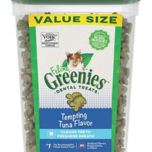 Greenies Feline Dental Treats, Sabor Tentador De Atum, 9,75