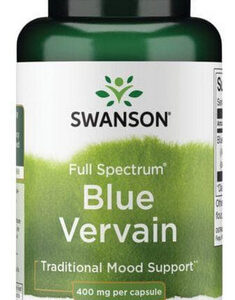 Full Spectrum Blue Vervain 400 Mg 60 Cápsulas Da Swanson Vit