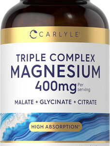Suplemento Carlyle Triple Magnesium Complex 200 Mg 240 Cápsu