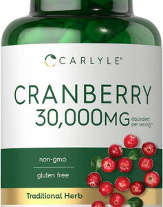Suplemento Carlyle Cranberry 15000mg 90 Cápsulas